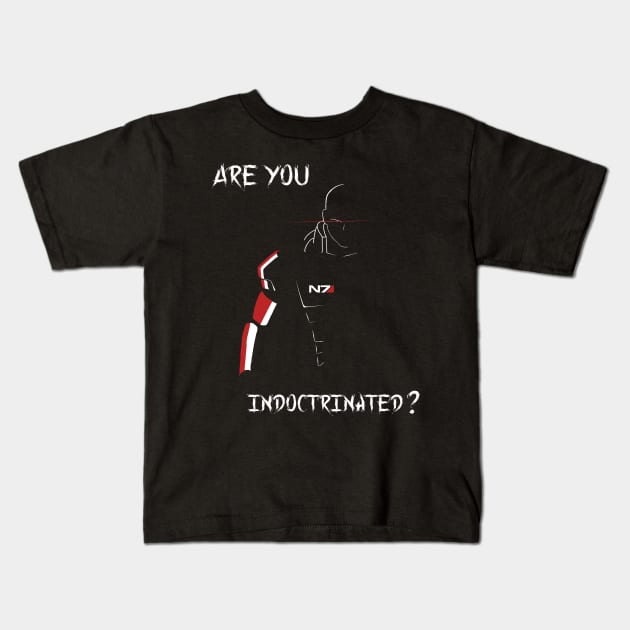 are you indoctrinated ? Kids T-Shirt by Drathir